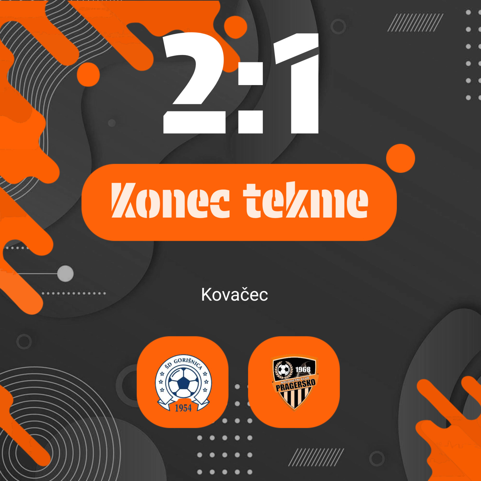 Poraz v Gorišnici – priložnosti so ostale neizkoriščene